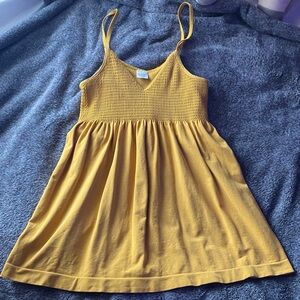 Yellow Knit Sundress